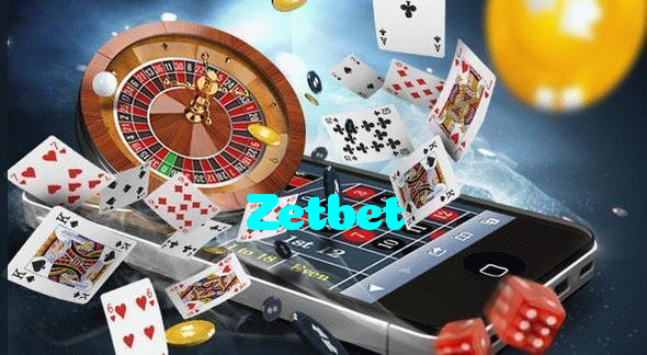 Zetbet casino presented on mobile device in Pakistan with slots and live games